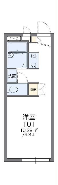 レオパレスヨコハマミナミの間取り