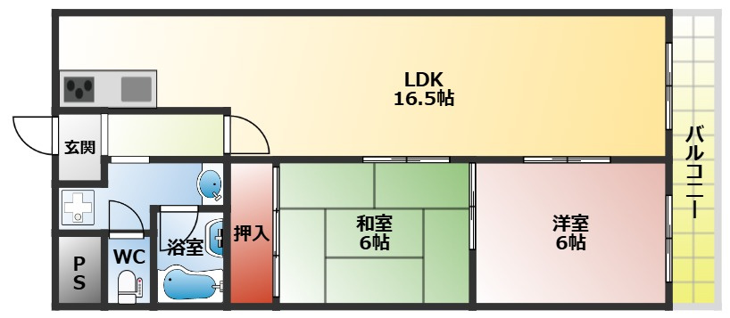 ウィルコートの間取り