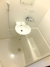 混合水栓で温度調節が簡単！