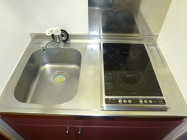 2口電気コンロ