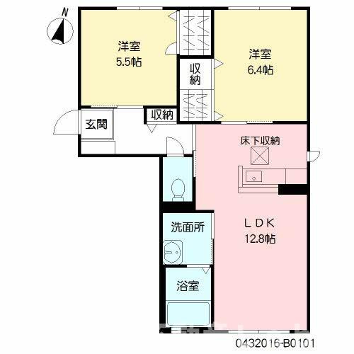 Ｎグランドール　弐番館の間取り