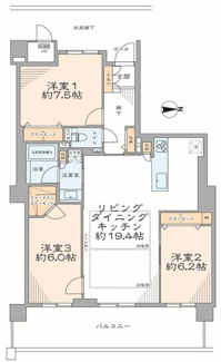 【間取り】 | アクタ西宮　東館