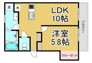 ハイツ77の間取り