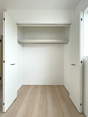 新築戸建・新築建売　郡山市東原一丁目　富田東小・富田中の収納|大容量のクローゼット収納
