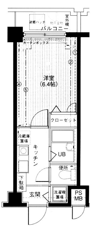 メインステージ椎名町の間取り