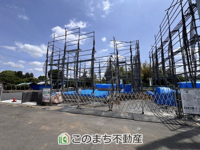 ワイウッドコート下都賀郡壬生町安塚第3期　5号棟の外観|建築中現地写真（同社施工の完成物件・モデルハウスがご見学できます）