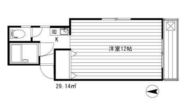 ベルホーム白鷺の間取り