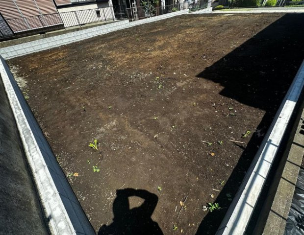 愛川町半原　売地の外観