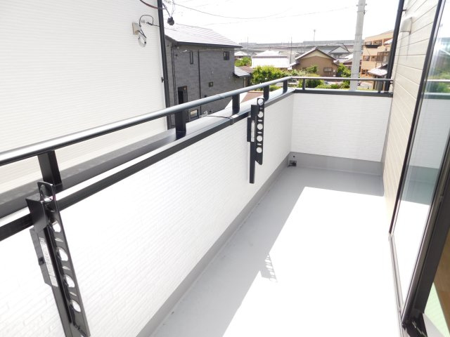 名古屋市中川区吉津３丁目の新築一戸建のバルコニー|◇バルコニー◇　　南面で陽当り良好なワイドバルコニー♪