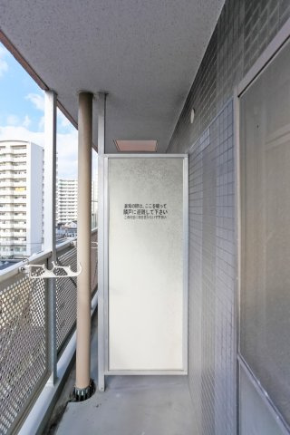 ダイナコート千代県庁口　8階のバルコニー|現状優先になります。
