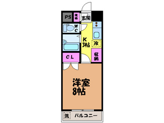 【間取り】 | ジョイフル第２朝生田・