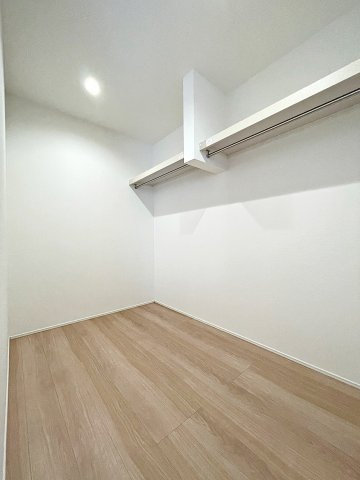 新築戸建・新築建売　郡山市東原一丁目　富田東小・富田中の収納|広々としたWIC収納付きで衣類はもちろん、季節物やアウトドアグッズなどの収納にも便利です！