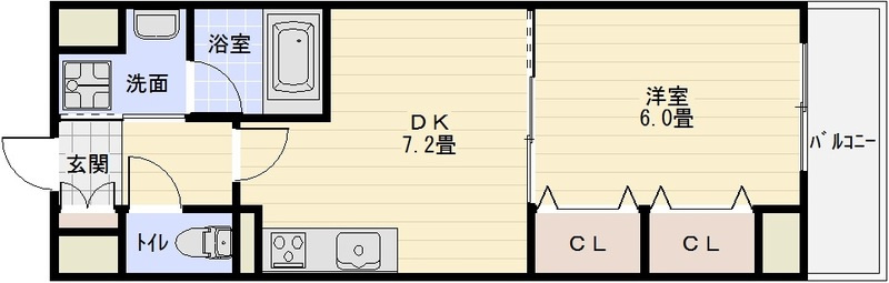 ハイムかずやの間取り