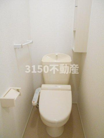 ブリアン　ソレイユのトイレ|落ち着いた色調のトイレです