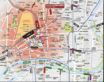 【地図】 | エステムプラザ梅田・中崎町Ⅲツインマークスサウスレジデンス