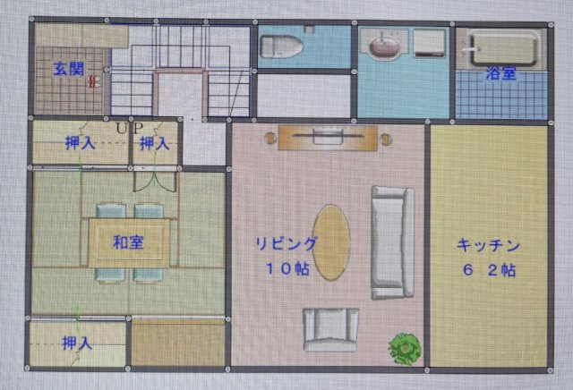 厚木市下依知2丁目　中古戸建の間取り|１階間取り