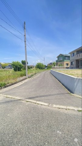 山口町上山口1丁目の前面道路含む現地写真