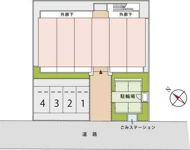 【区画図】 | アロッジオ淵野辺1(アロッジオフチノベワン)