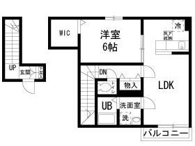 【間取り】 | メゾン・ド・フォルテシモ一号館 | 間取りです。