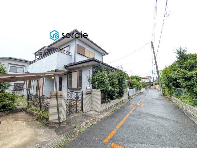 川越市霞ケ関東5丁目　中古戸建の前面道路含む現地写真|令和8年6月12日撮影。