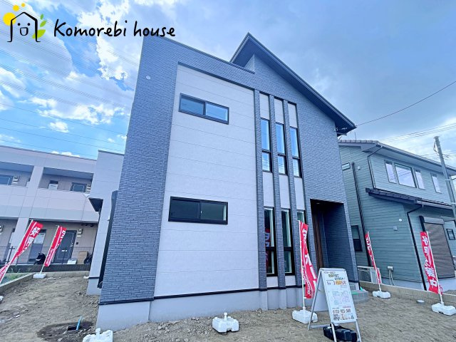 桶川市坂田西　新築一戸建て　タマタウン　01の外観|26.8.8撮影済み