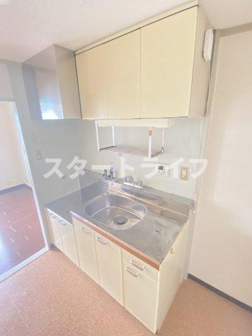 大阪市東淀川区東中島５丁目の賃貸マンションのキッチン