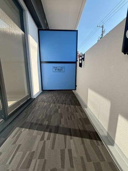 CREST TAPP金山のバルコニー