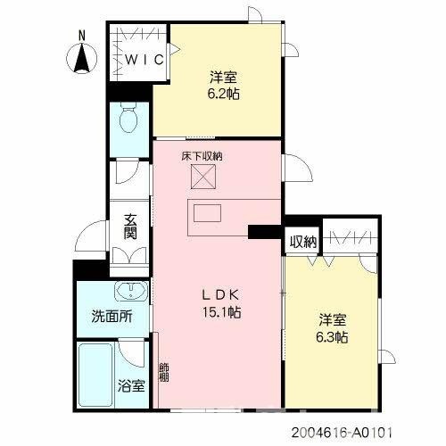 サンクフルールの間取り