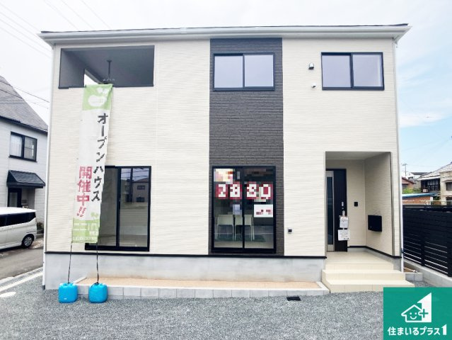 姫路市庄田　第3期　新築一戸建ての外観|安心の10年保証！外観を美しく保ち、雨水で汚れを落とします！気になることがありましたら、お気軽にお問い合わせください！
