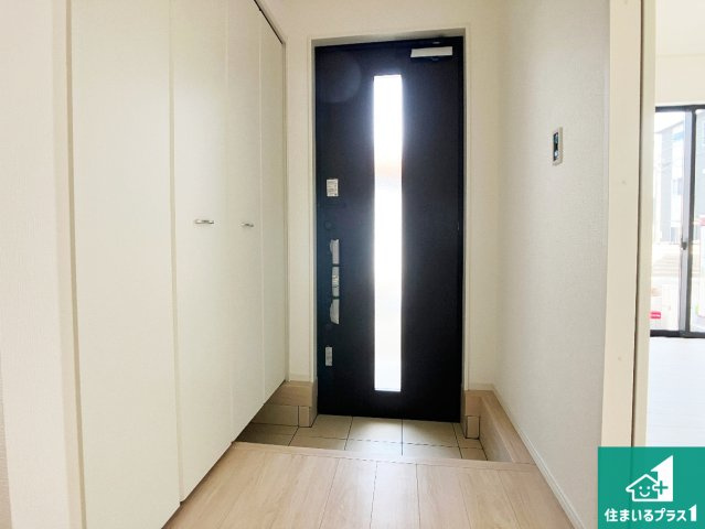 姫路市庄田　第3期　新築一戸建ての外観|周辺は落ち着いた街並みの住宅地！子育てがしやすい住環境です！まだ未完成ですが、現地でしかわからない事もございます。是非一度ご覧ください。