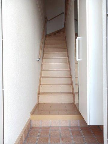 ゆったりとした玄関です