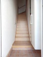 ゆったりとした玄関です