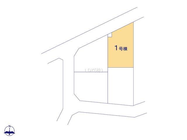 【区画図】 | 新築戸建／ふじみ野市長宮２丁目（全4棟）