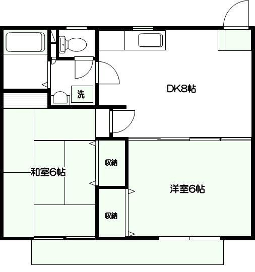 桜ハイツの間取り