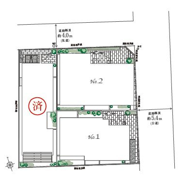 【区画図】 | 杉並区久我山４丁目　新築戸建て　１号棟 | 久我山駅徒歩10分、落ち着いた住宅街に全3棟誕生