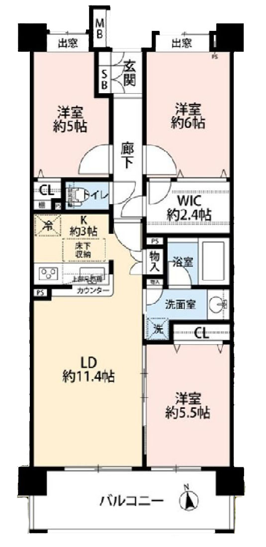 小平市上水本町５丁目の中古マンション