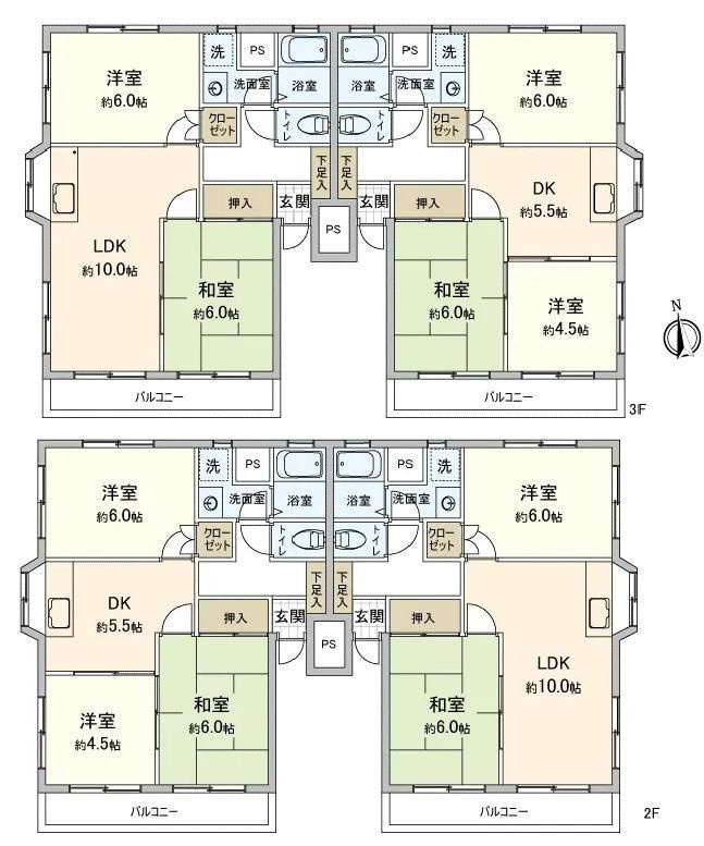 ソシア緑町の間取り