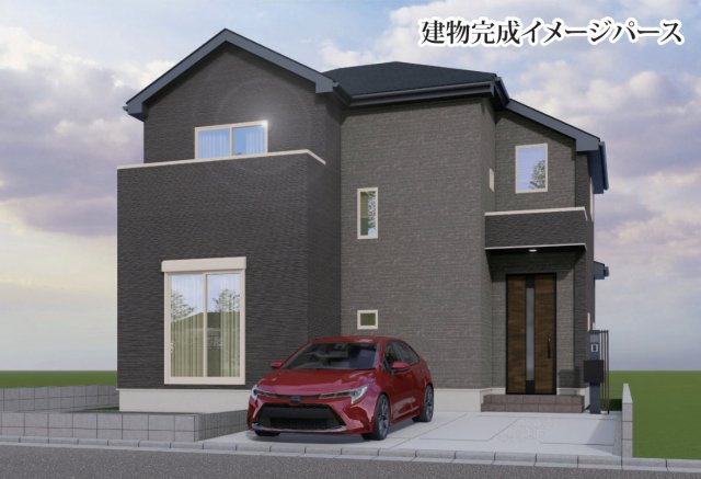 戸塚区俣野町 新築戸建 4590万円の外観パース