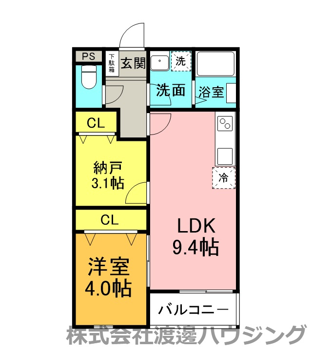EIJU加島Aの間取り