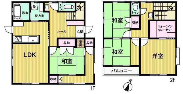藤岡市藤岡の間取り