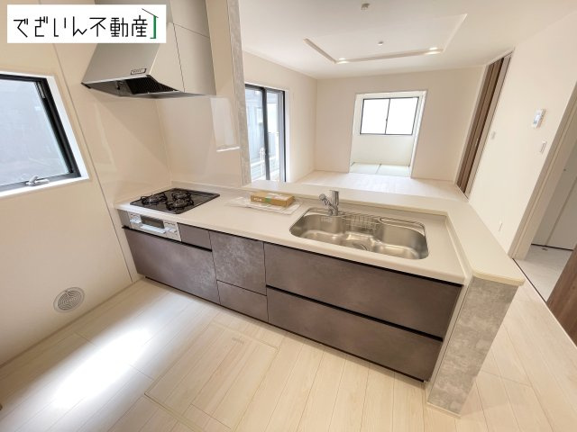 【キッチン】 | Livele Garden.S久喜市吉羽第5　新築住宅 | ≪2号棟≫
現地(2026年7月撮影)