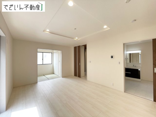 【居間・リビング】 | Livele Garden.S久喜市吉羽第5　新築住宅 | ≪2号棟≫
現地(2026年7月撮影)
