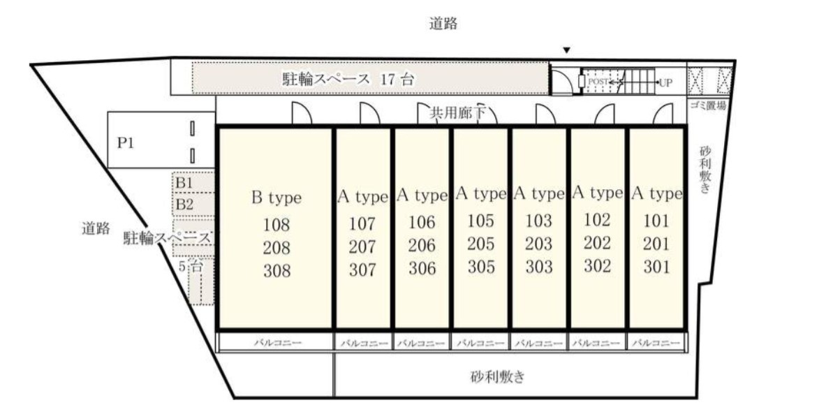 リブリ・ヴォルペの区画図