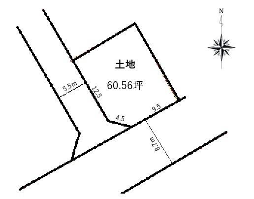 【土地図】 | 御前崎市白羽　土地