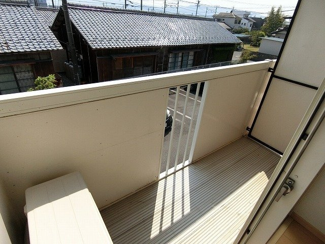エスポアソールＢのバルコニー