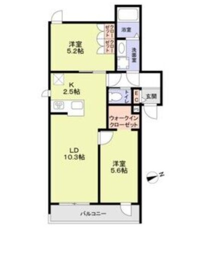 ForestMaisonKOMAGOMENORTHの間取り