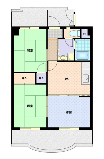 【間取り】 | 豊西マンション