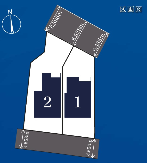 新築戸建常盤台　1号棟の区画図