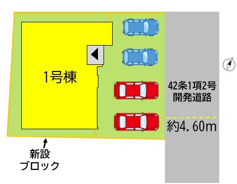 Adoble+アドブル＋小倉南区中曽根6丁目4期　【小倉南区　新築戸建て】の区画図|Adoble+アドブル＋小倉南区中曽根6丁目4期　【小倉南区　新築戸建て】