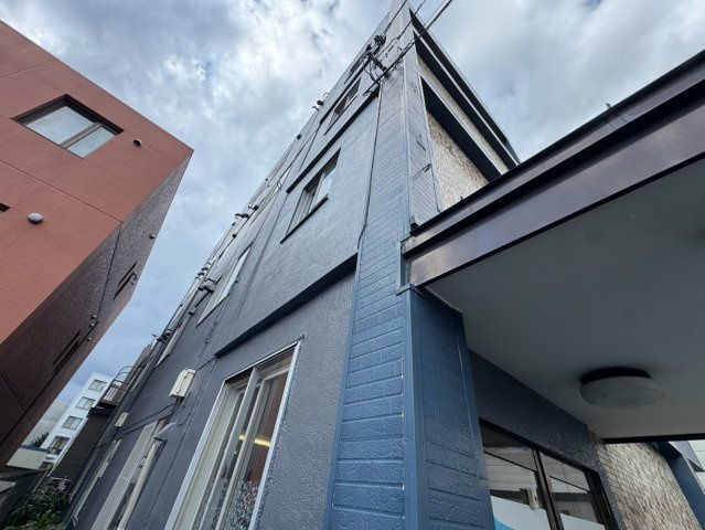 札幌市　一棟　外壁塗装　屋上防水2026年実施の外観